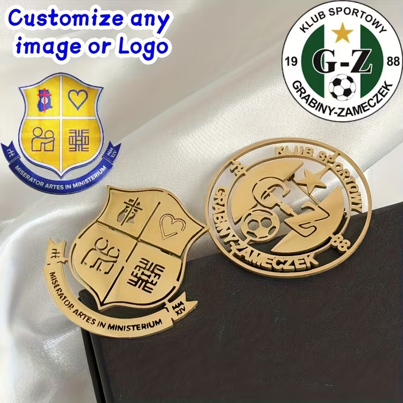Men Accessories Brooch - Custom Logo Brooch Simple Creativity Stainless