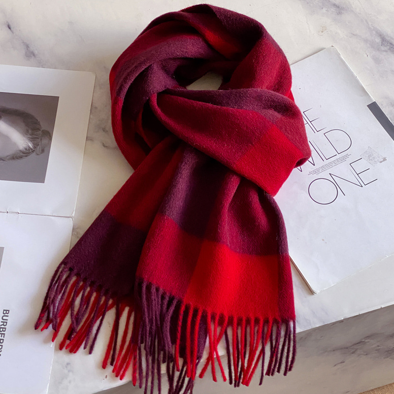 Men Accessories For Neck - 100% Wool Scarf Men Women Winter