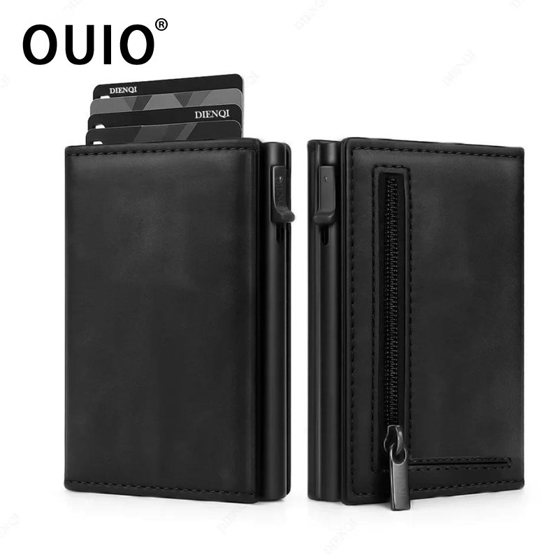 Coin Holder Men - OUIO Rfid Credit Card Holder Wallet
