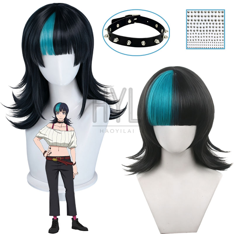 Men Accessories For Neck - Anime Kirara Hoshi Cosplay Wig Black