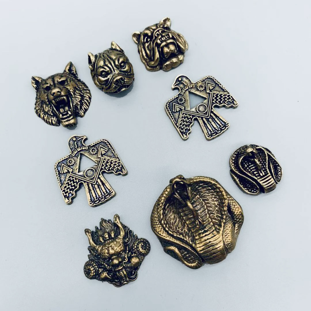 Men Accessories Hand - Personality 3D Eagle Carving DIY Metal