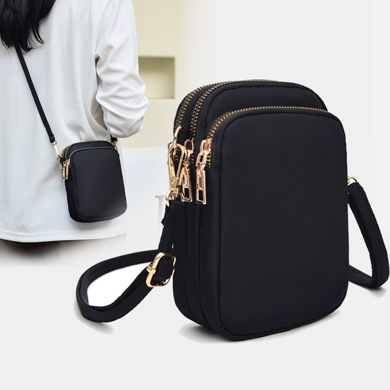 Coin Holder Men - Minimalist Vertical Crossbody Phone Bag for