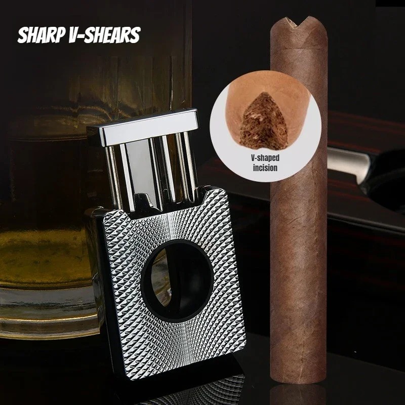 Premium Stainless Steel Cigar  - Cigar Cutter Set review and price