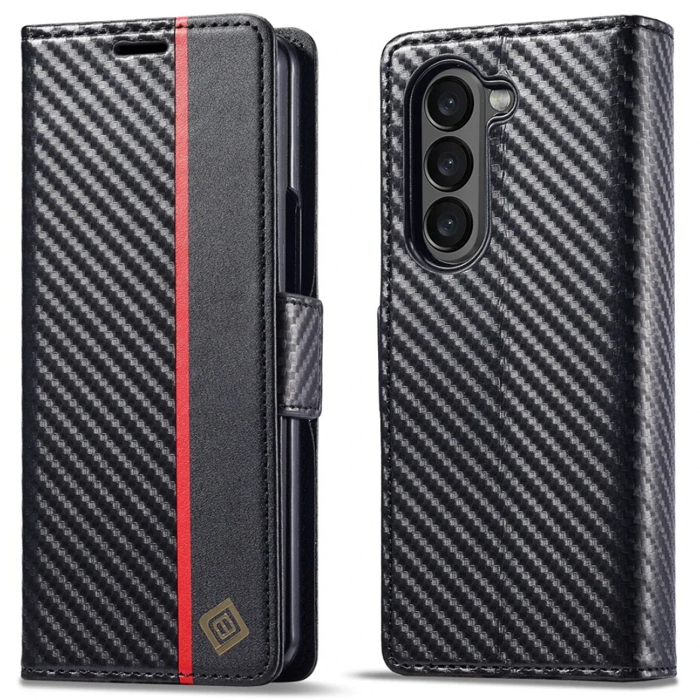 Luxury Carbon Fiber PU Leather - Bifold Leather Wallet review and price