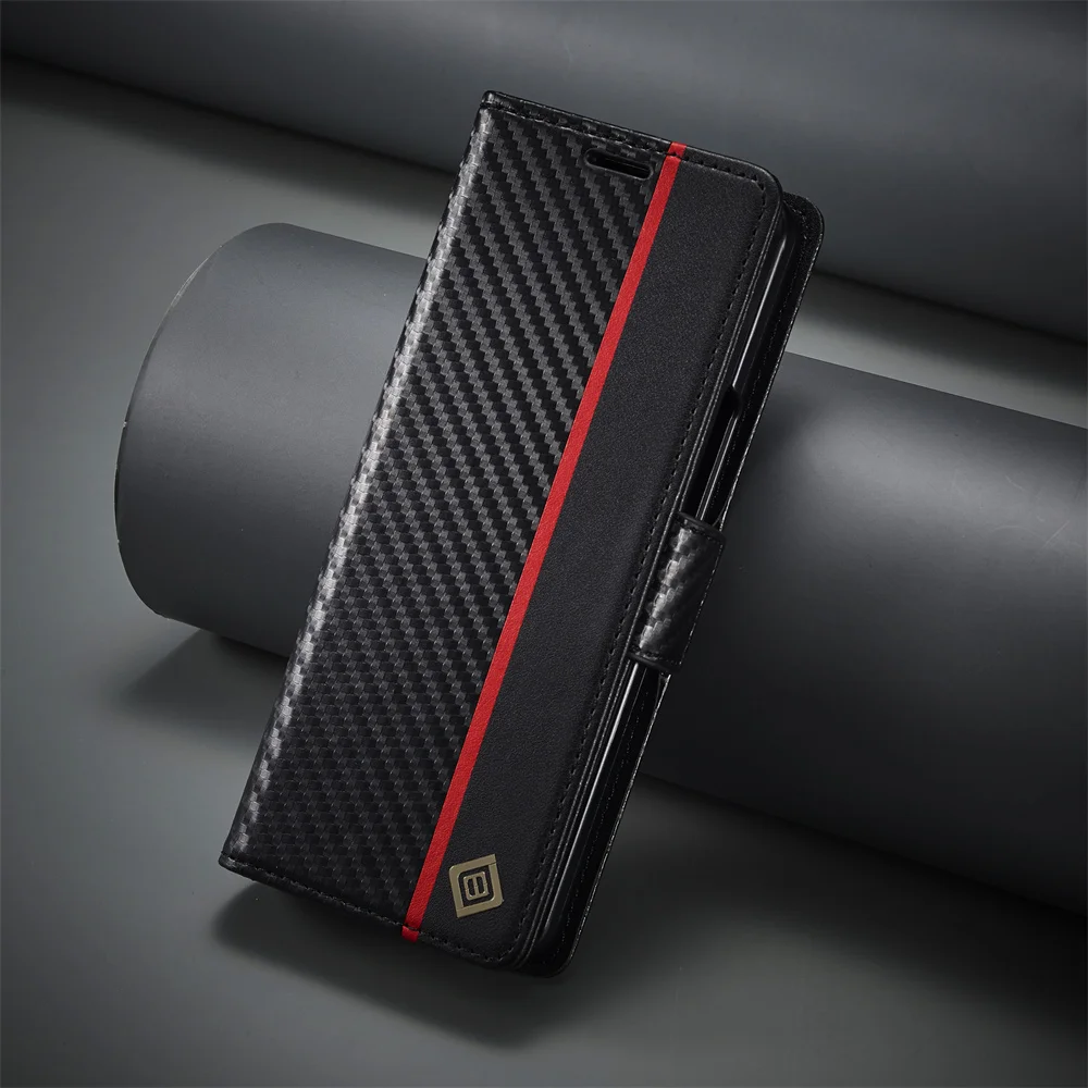 Luxury Carbon Fiber PU Leather - Bifold Leather Wallet review and price