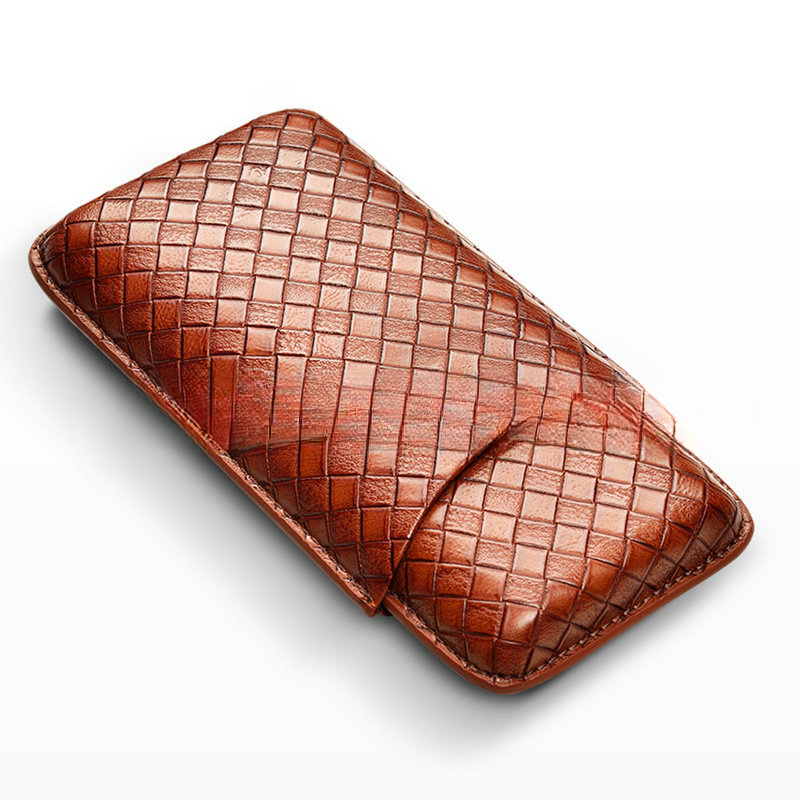 3 Pcs Leather Cigar Case Gift  - Cigar Cutter Set review and price
