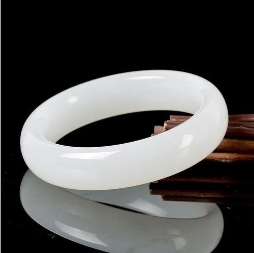 Genuine Natural White Jade Ban - Men Accessories Hand review and price