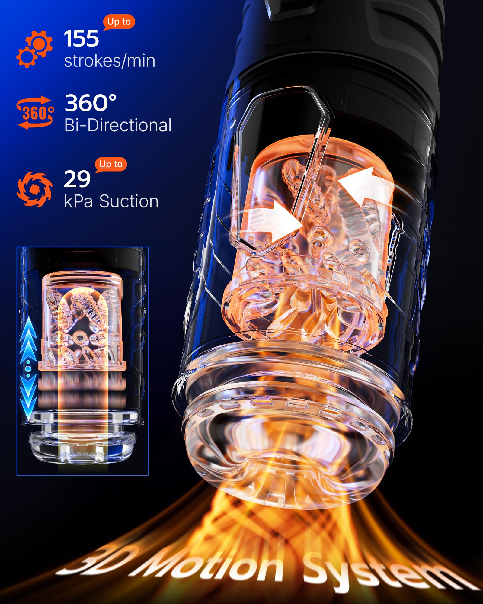 Automatic Rotating Vibrating M - Men'S Vegan Accessories review and price