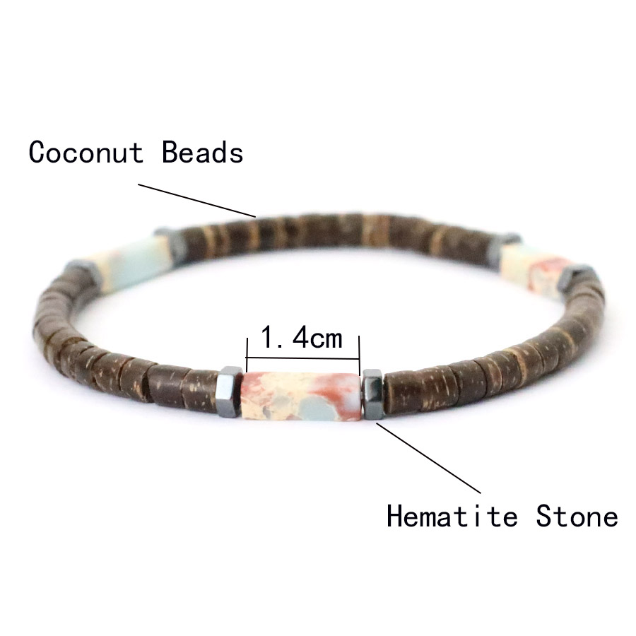 Men Retro 5mm Natural Coconut  - Men Accessories Amazon review and price