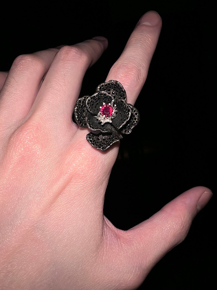 Antique Dark Floral Red Centra - Men'S Victorian Accessories review and price