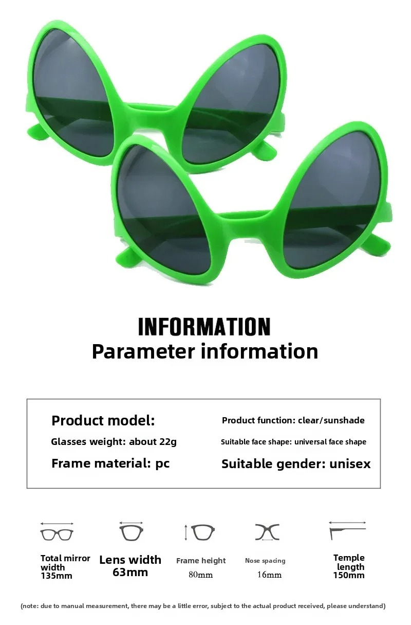 Green Alien Martian Quirky Sun - Men'S Vegan Accessories review and price