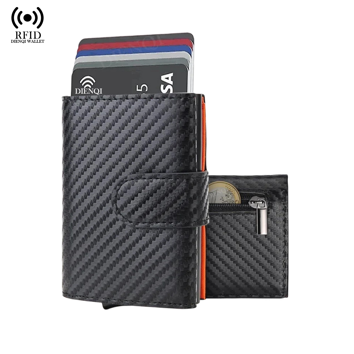 Microfiber Leather Business Ca - Coin Holder Men review and price