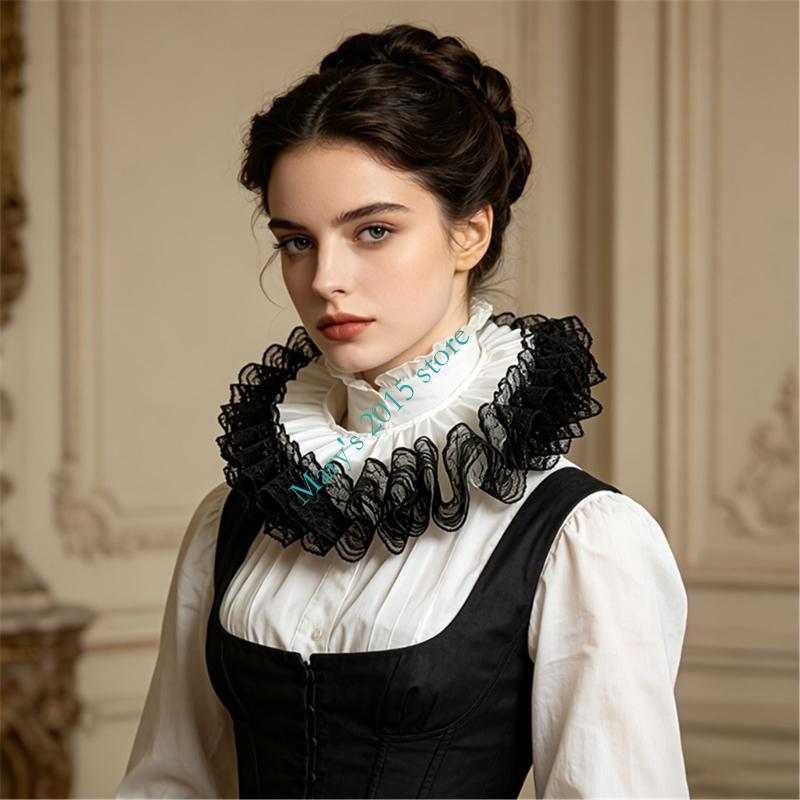 Victorian Layered Lace Ruffle  - Men'S Victorian Accessories review and price