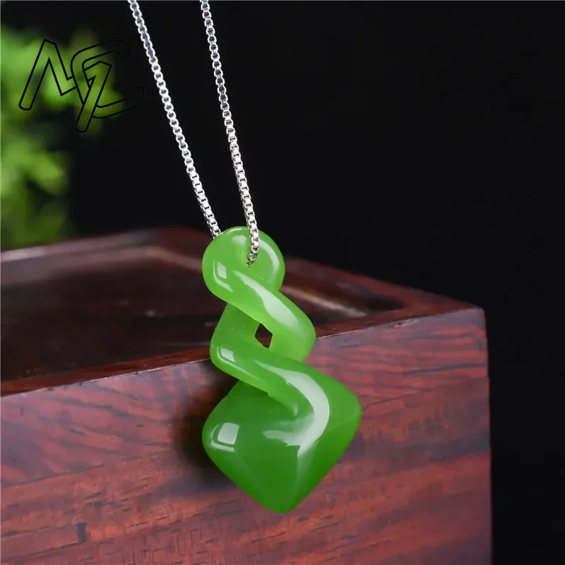 Natural Hetian Jade Green Colo - Men Accessories Hand review and price