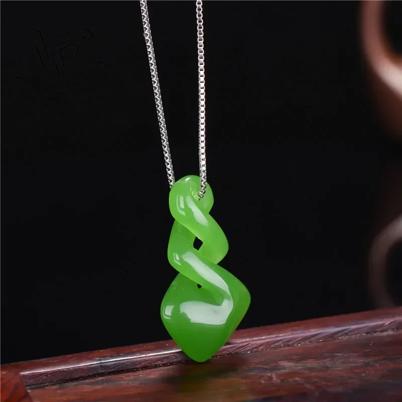 Natural Hetian Jade Green Colo - Men Accessories Hand review and price