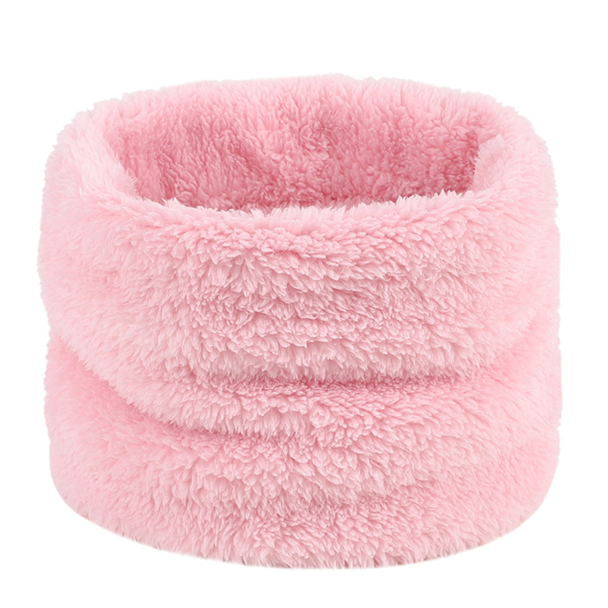 New solid color fleece-lined c - Men Accessories For Neck review and price
