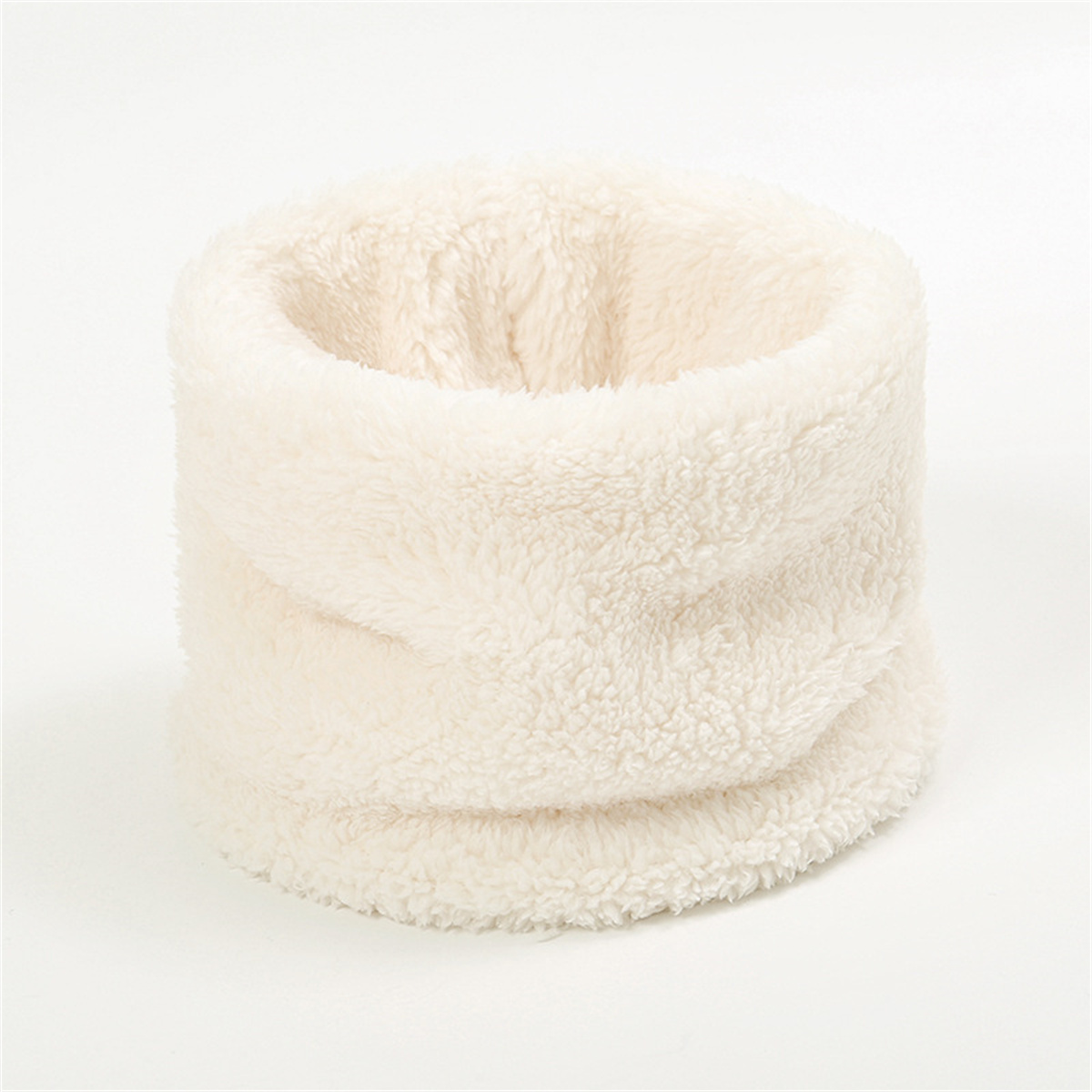 New solid color fleece-lined c - Men Accessories For Neck review and price