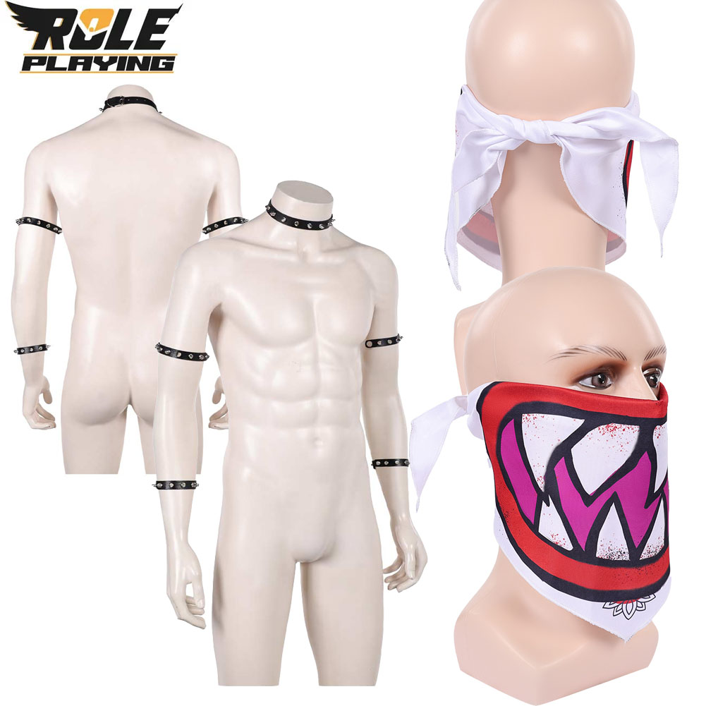 Bowser Jr Cosplay Scarf Mask B - Men Accessories Hand review and price