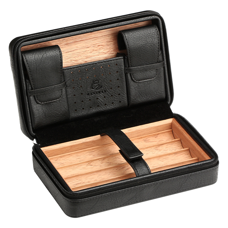 GALINER Leather Cigar Humidor  - Cigar Cutter Set review and price