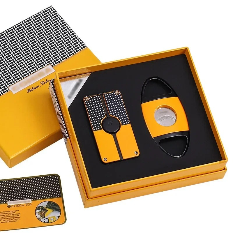 NEW Double-Bladed Straight Pun - Cigar Cutter Set review and price
