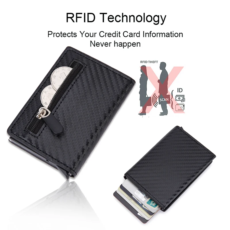 RFID Blocking Card Wallet Magn - Coin Holder Men review and price