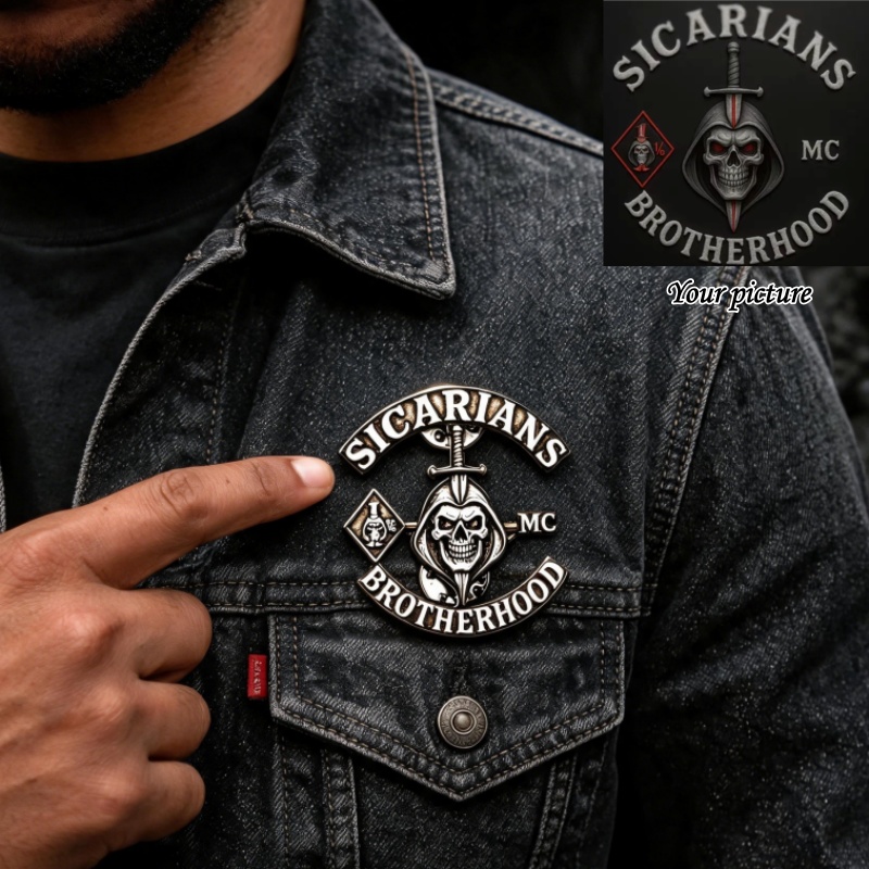 Personalized Custom MC Picture - Men Accessories Brooch review and price