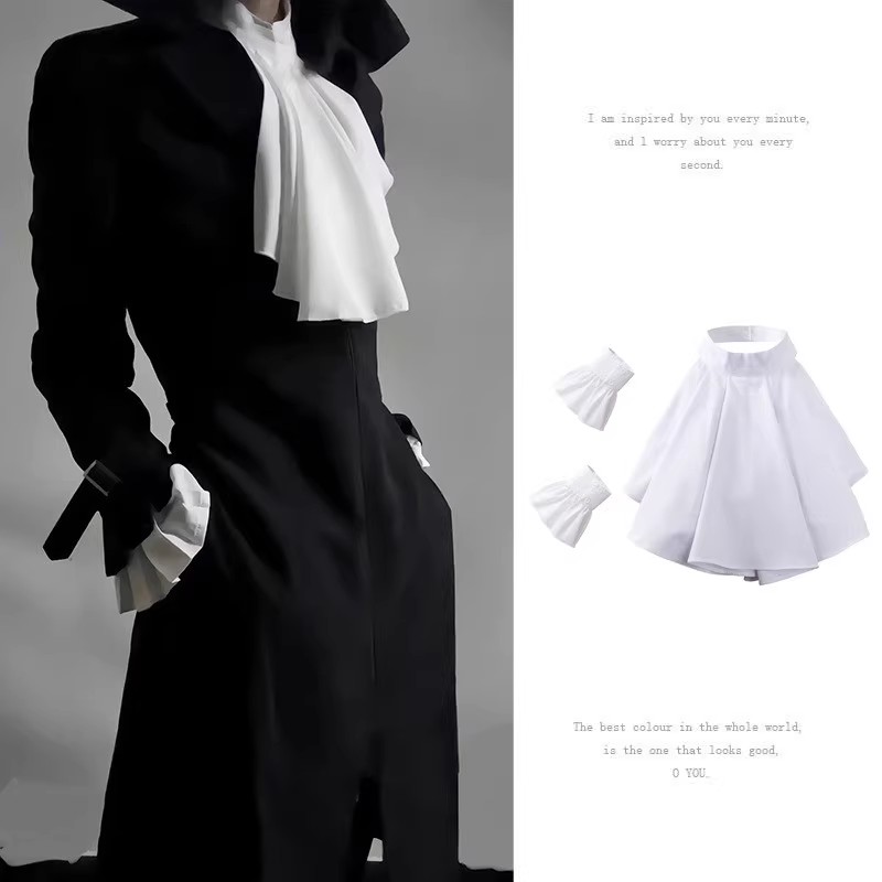 Victorian Neck Collar Ruffled  - Men'S Victorian Accessories review and price