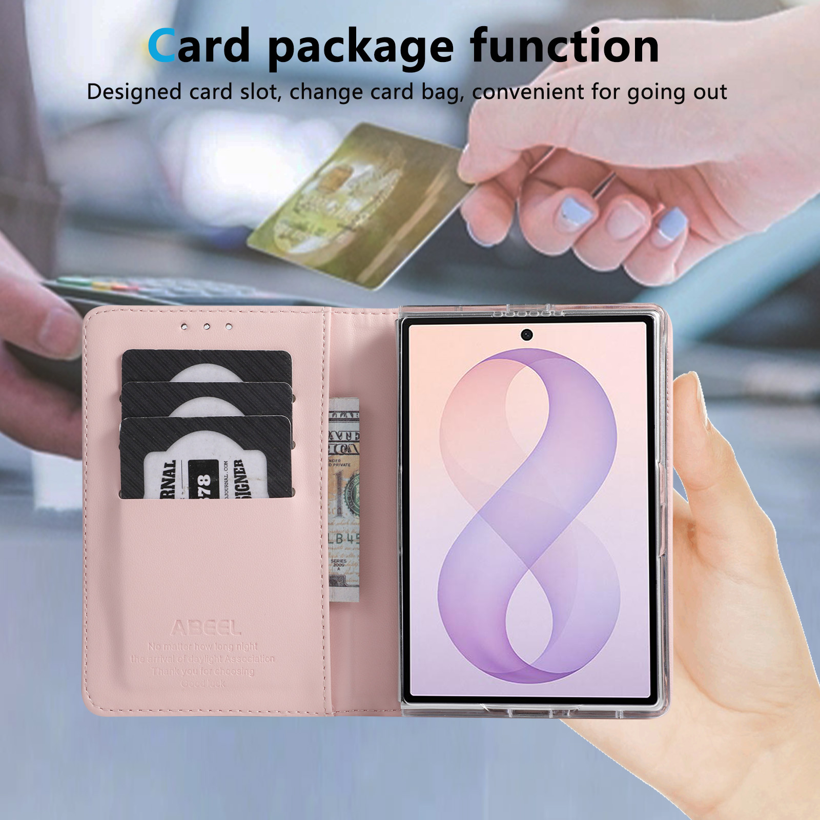Flip Cards Solt Wallet Skin Fe - Bifold Leather Wallet review and price