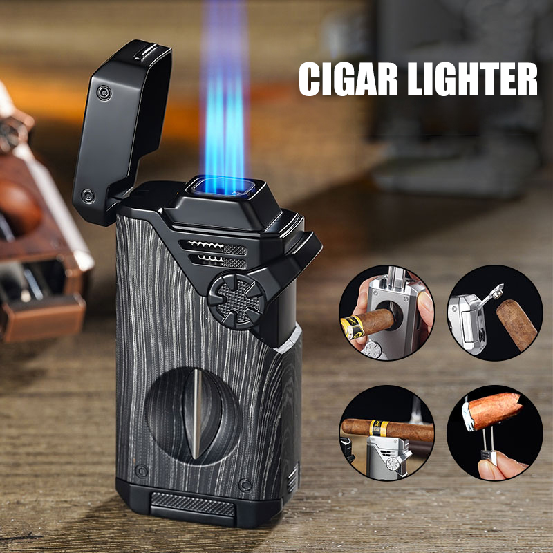 Multi-Function Cigar Lighter S - Cigar Cutter Set review and price