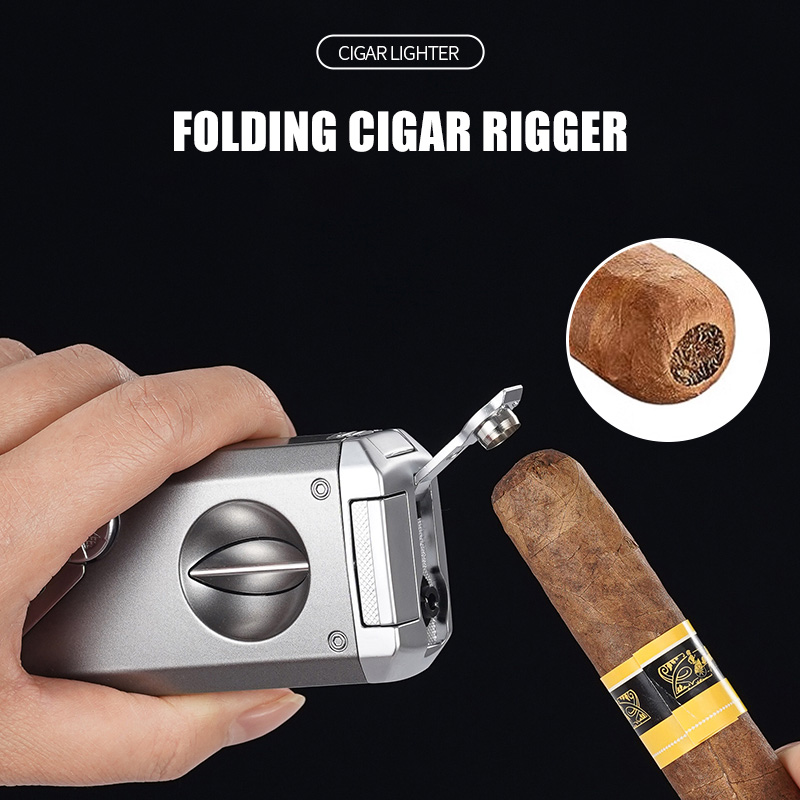 Multi-Function Cigar Lighter S - Cigar Cutter Set review and price