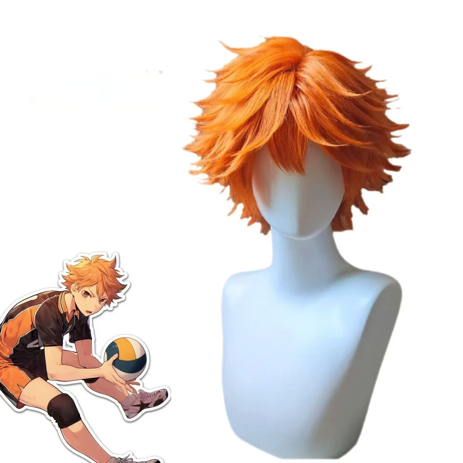 Hinata Shoyo Cosplay Wig Brigh - Men'S Volleyball Accessories review and price