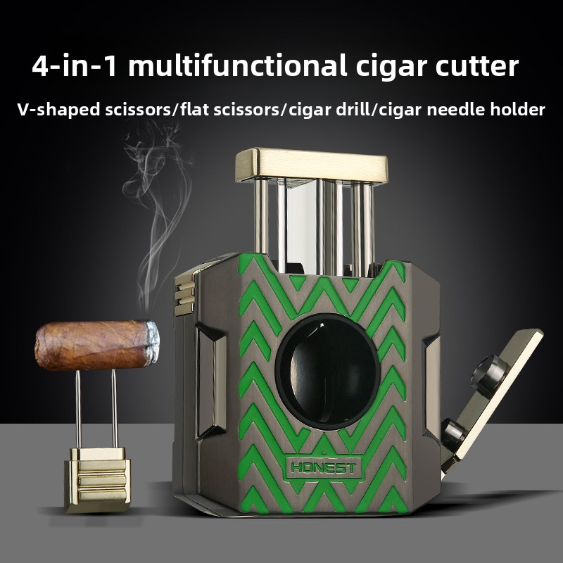 HONEST 4 in 1 Cigar Tool Set - - Cigar Cutter Set review and price