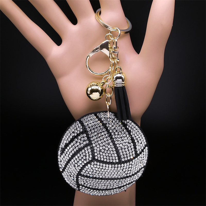 Volleyball Crystal Keychain Al - Men'S Volleyball Accessories review and price