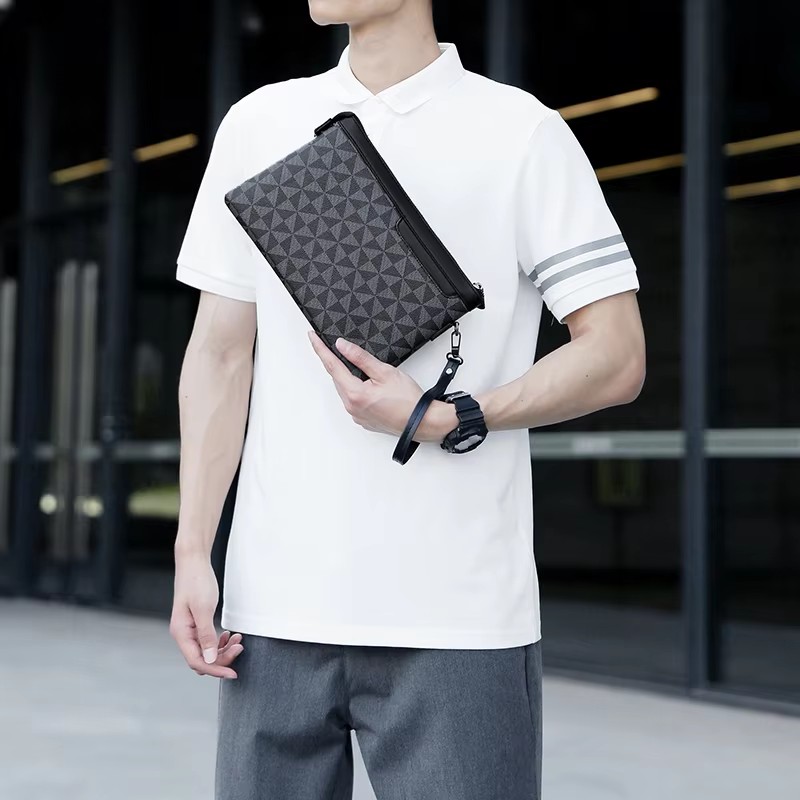 Men Wallet Clutch Bag Leather  - Coin Holder Men review and price