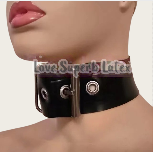 0.4mm Sexy Latex Neck Choker R - Men Accessories For Neck review and price
