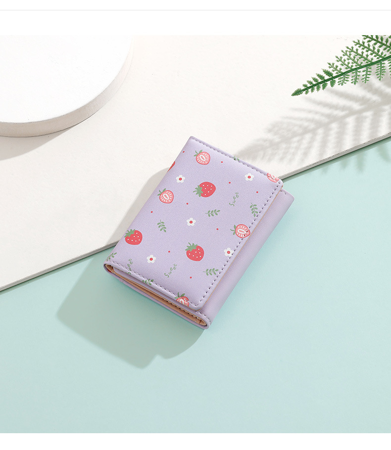 Cute Three-Fold Ladies Wallet  - Bifold Leather Wallet review and price