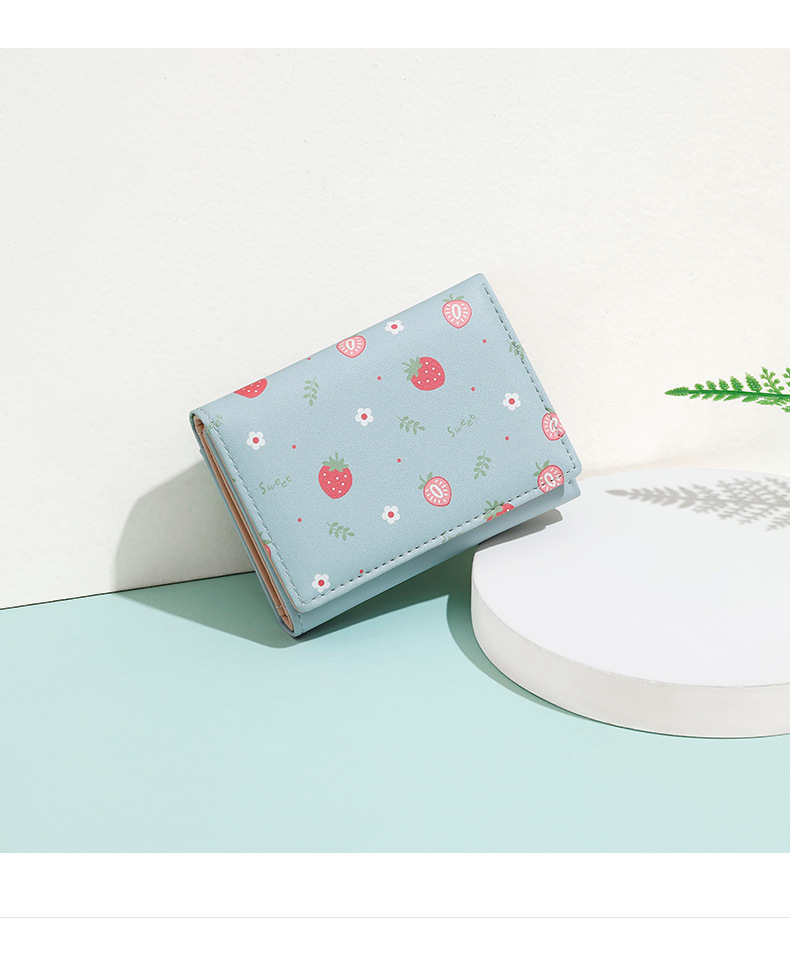Cute Three-Fold Ladies Wallet  - Bifold Leather Wallet review and price